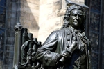Johann Sebastian Bach Bronzefigur