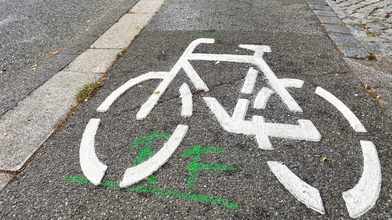 Piktogramm für Fahrradweg