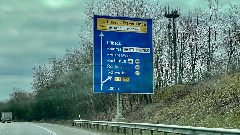 Autobahn A226 nach Travemünde