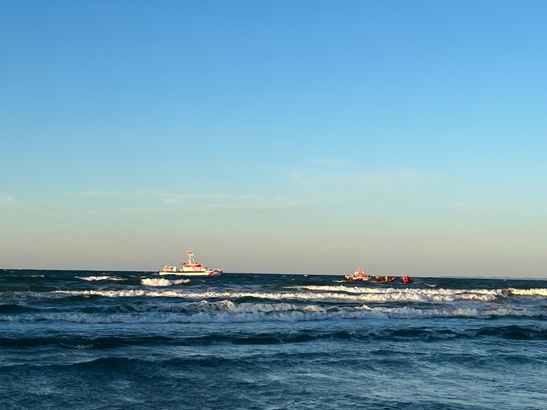 Suchaktion in der Ostsee vor Scharbeutz